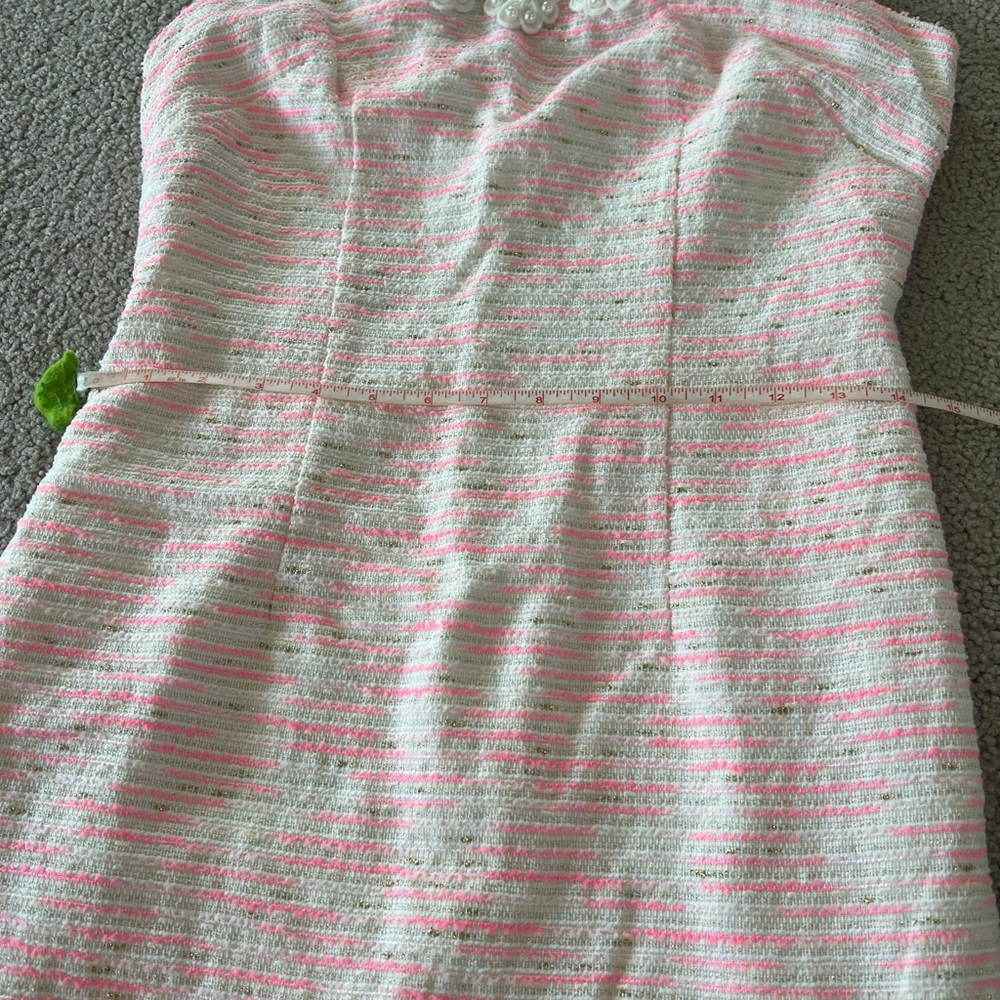 Lilly Pulitzer Nina Pink and Cream Backless Dress - Picture 13 of 13